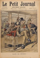 In a Mess!, illustration from Le Petit Journal, engraved by Henri Meyer, 2nd February 1896
